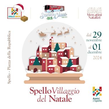 playbill Spello villaggio del Natale - Spello